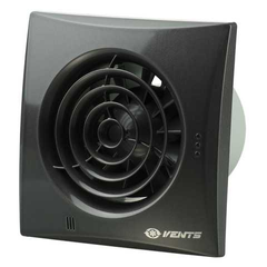 Вентс Квайт 125 чорний сапфір вентилятор осьовий побутовий